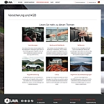 Website translation example